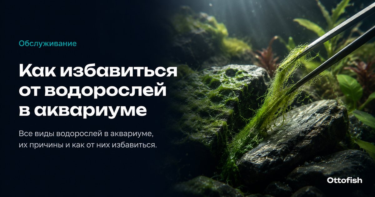 Как избавиться от водорослей в аквариуме