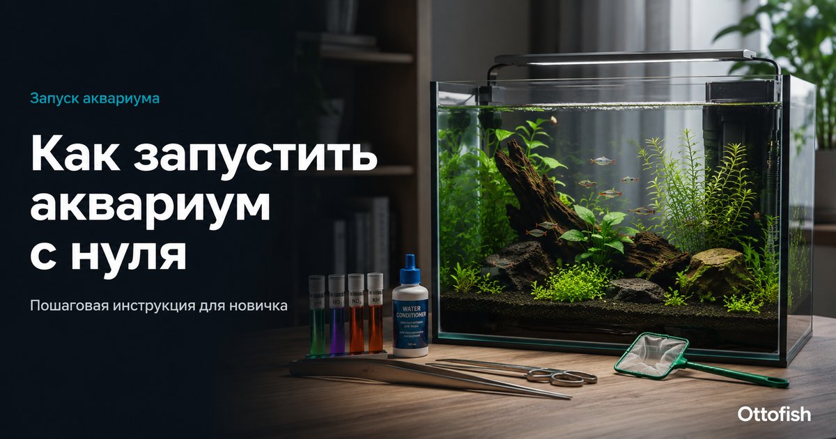 Как запустить аквариум с нуля: пошаговая инструкция для новичка