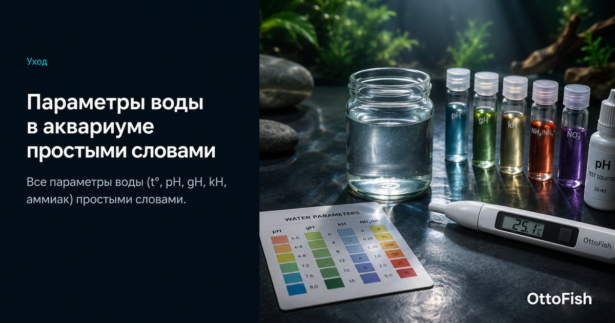Параметры воды в аквариуме простыми словами