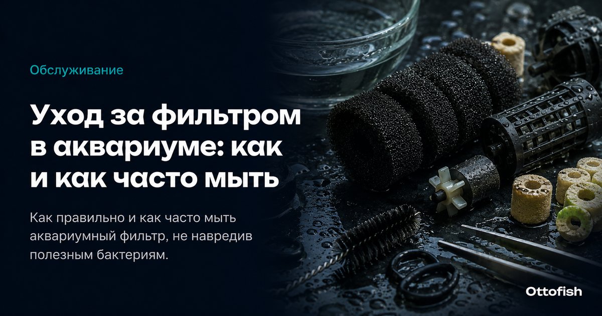 Уход за фильтром в аквариуме: как и как часто мыть