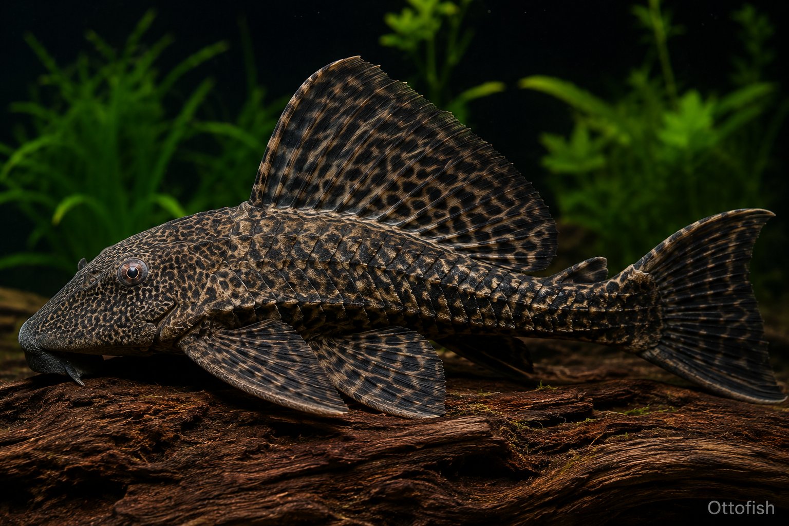 Плекостомус обыкновенный (Hypostomus plecostomus)