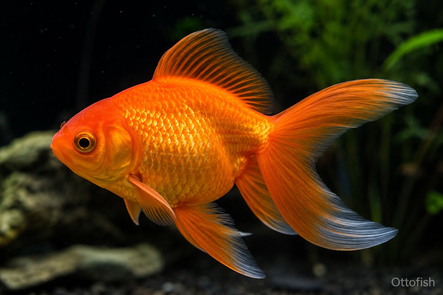 Золотая рыбка (Carassius auratus)